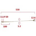 VARILLA DE FRENO YBR 250/YS FAZER 250/XTZ 250 STD