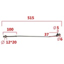 VARILLA DE FRENO ZANELLA RX 200 STD