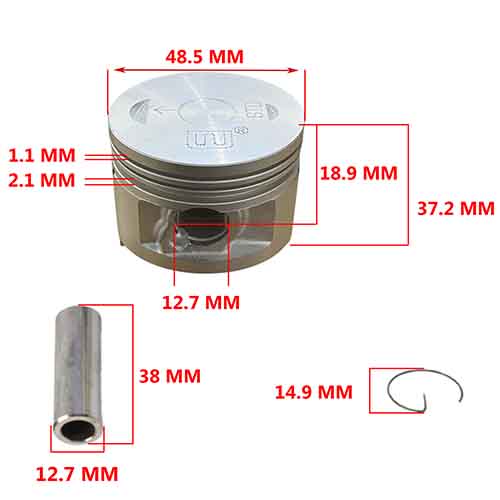 KIT PISTON YAMAHA CRYPTON T105 (STD) STD