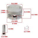 KIT PISTON SUZUKI EN125/GN125 (STD) STD