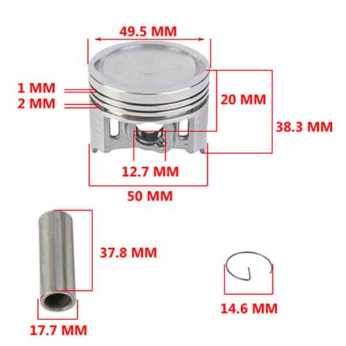 KIT PISTON HONDA NEW WAVE 110 50mm (STD) STD