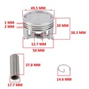 KIT PISTON HONDA NEW WAVE 110 50mm (STD) STD
