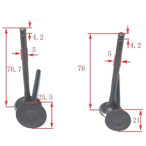 V-POWER KIT HONDA NEW WAVE 110/110 S (VALVULAS + RETEN + RESORTES) STD