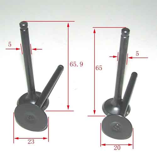 V-POWER KIT HONDA WAVE/BIZ/SMASH (VALVULAS+RETEN+RESORTES) STD