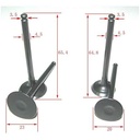 V-POWER KIT YAMAHA CRYPTON T105/NEW CRYPTON (VALVULAS+RETEN+RESORTES) STD