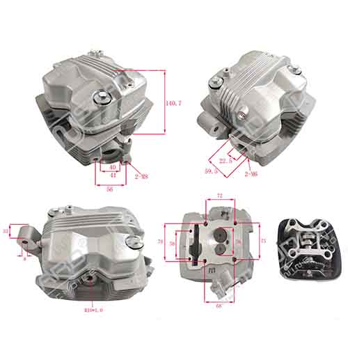 TAPA DE CILINDRO COMPLETA HONDA XR150L / CG 150 TITAN NEW STD