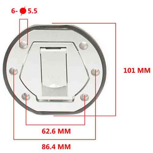 TAPA DE TANQUE BAJAJ ROUSER NS200 STD
