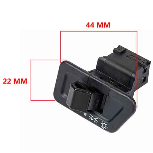 TECLA DE LUZ DE POSICION MOTOMEL VX150 STD