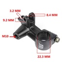 SOPORTE DE MANIJA DE FRENO HONDA WAVE 100 STD