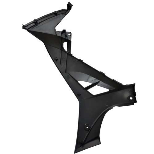 CUBRE PIERNA INTERIOR YAMAHA NEW CRYPTON 110 NEGRO LADO DERECHO MTC