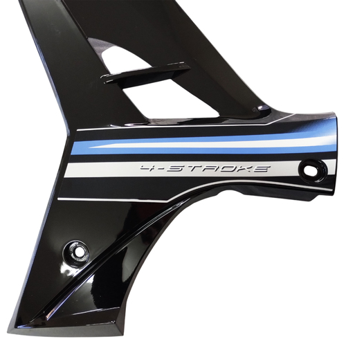 CUBRE PIERNA INTERIOR YAMAHA NEW CRYPTON 110 NEGRO LADO DERECHO MTC