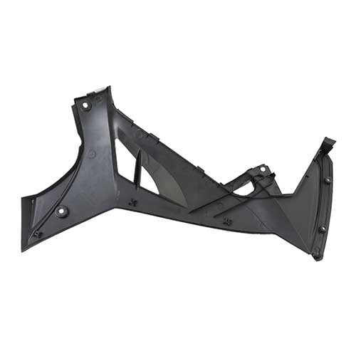 CUBRE PIERNA INTERIOR YAMAHA NEW CRYPTON 110 NEGRO LADO IZQUIERDO MTC