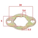 SEGURO DE PIÑON BAJAJ ROUSER 220 STD