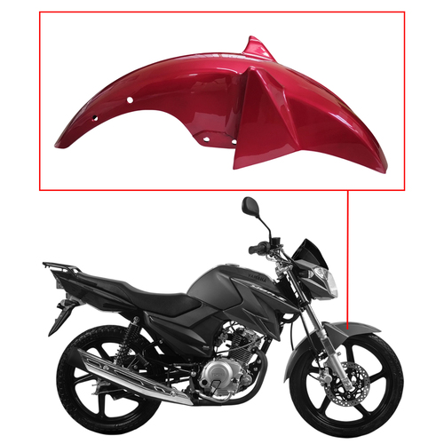 GUARDABARRO DEL. YAMAHA YBR 125Z ROJO (2017-2018) MTC
