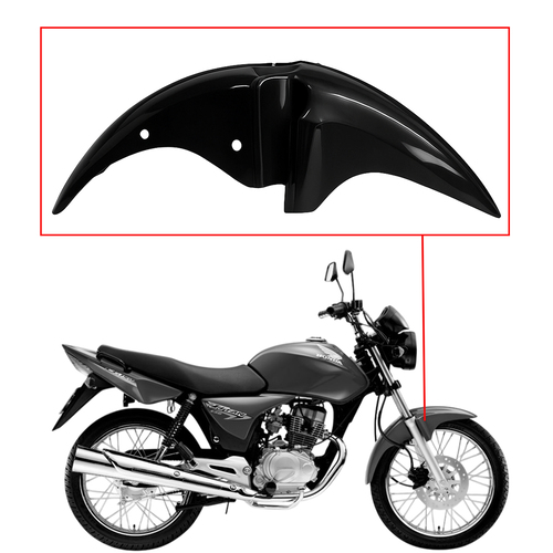 GUARDABARRO DEL. HONDA CG150 TITAN M/V NEGRO MTC