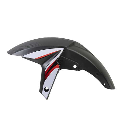 GUARDABARRO DEL. BAJAJ ROUSER 200 NS BLANCO MTC