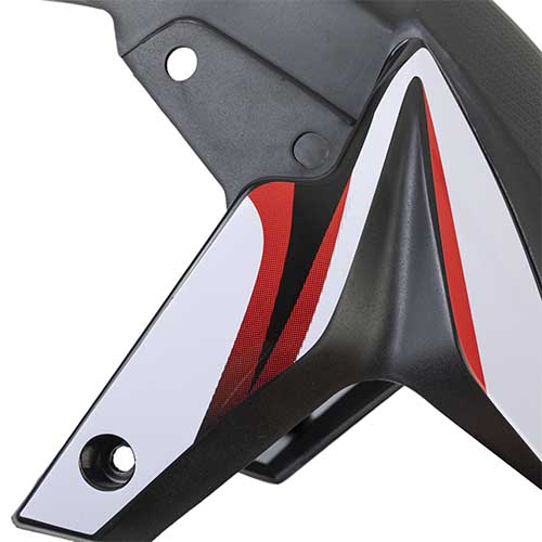 GUARDABARRO DEL. BAJAJ ROUSER 200 NS BLANCO MTC