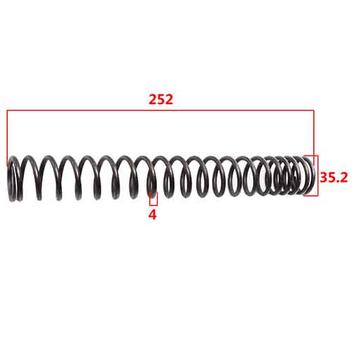 RESORTE DE HORQUILLA YAMAHA FZ16 (JGO) STD