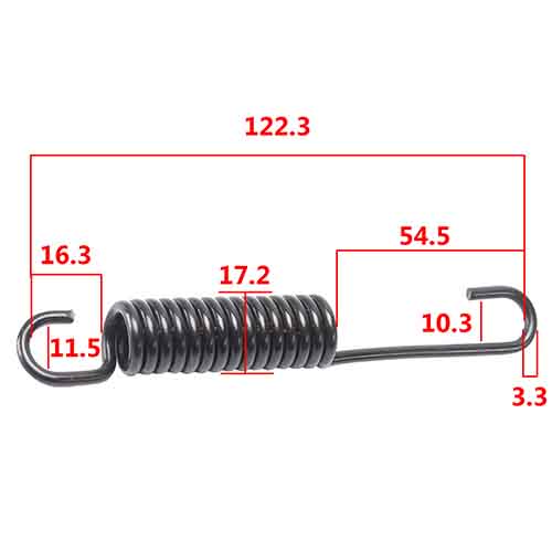 RESORTE DE MULETA HONDA XR250 TORNADO STD