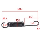 RESORTE DE MULETA HONDA XR250 TORNADO STD