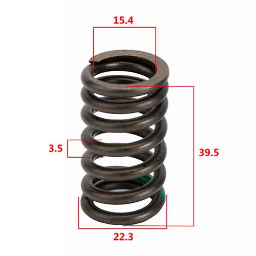 RESORTE DE VALVULA ADM/ESC YAMAHA FZ16 (JGO) (2PCS) STD