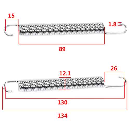 RESORTE DE VARILLA DE FRENO HONDA GLH150 GAUCHA STD 