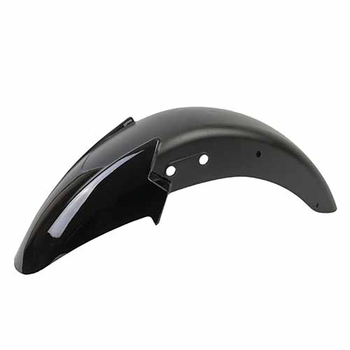 GUARDABARRO DEL. BAJAJ ROUSER 135 NEGRO (+ BABERITO) MTC