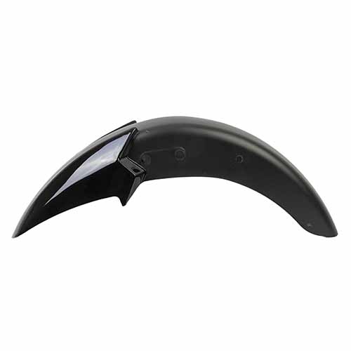 GUARDABARRO DEL. BAJAJ ROUSER 135 NEGRO (+ BABERITO) MTC