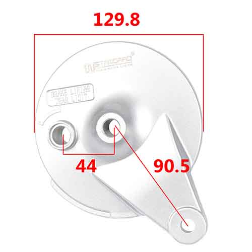 PORTAZAPATA TRASERO SUZUKI AX100 (PLATO) STD