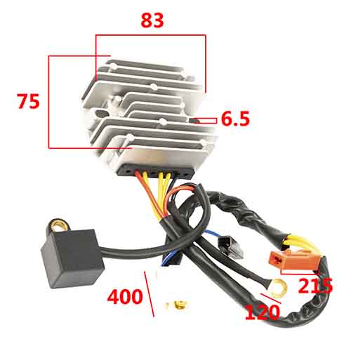 REGULADOR DE VOLTAJE TRIFASICO BAJAJ ROUSER NS200 STD