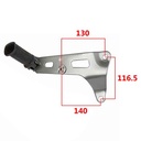 PEDALIN TRASERO YAMAHA CRYPTON T105 C/BARRA (JGO) STD