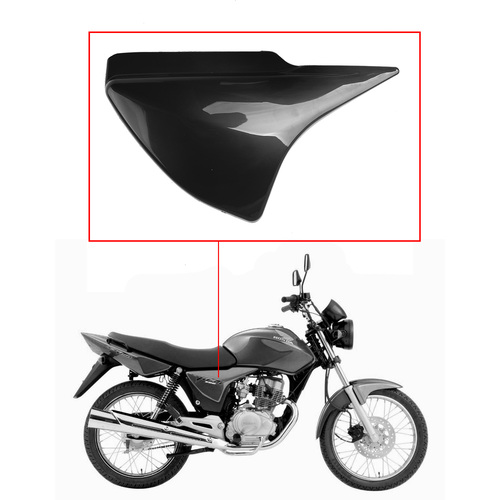 CACHA LATERAL HONDA CG150 TITAN M/V NEGRO LADO DERECHO MTC