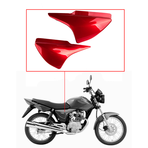 CACHA LATERAL HONDA CG150 TITAN M/V ROJO (JGO) MTC