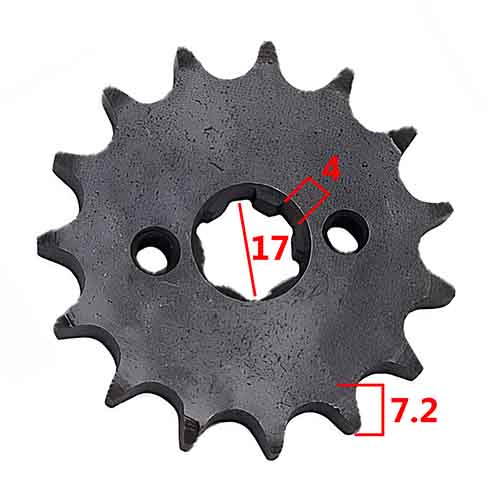 PIÑON 15T GILERA SMASH 110/HONDA WAVE STD