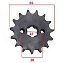 PIÑON 15T GILERA SMASH 110/HONDA WAVE STD