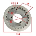 PLATO Y PRESION DE EMBRAGUE HONDA WAVE 100/C100 BIZ (JGO) STD