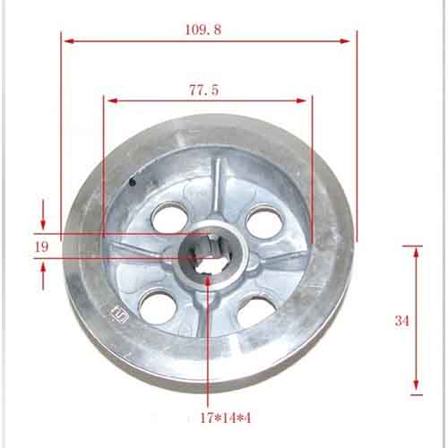PLATO Y PRESION DE EMBRAGUE HONDA WAVE 100/C100 BIZ (JGO) STD