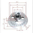 PLATO Y PRESION DE EMBRAGUE HONDA WAVE 100/C100 BIZ (JGO) STD