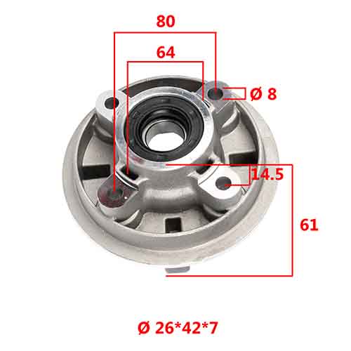 PORTACORONA COMPLETO HONDA STORM C/RULEMAN Y RETEN STD