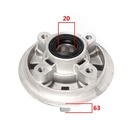 PORTACORONA COMPLETO ZANELLA SEXY 110 STD