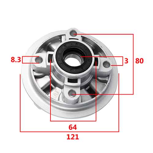 PORTACORONA YAMAHA NEW CRYPTON 110 STD