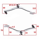 PEDAL DE CAMBIOS HONDA C100 BIZ/WAVE/GUERRERO TRIP ESTRIA CORTA STD