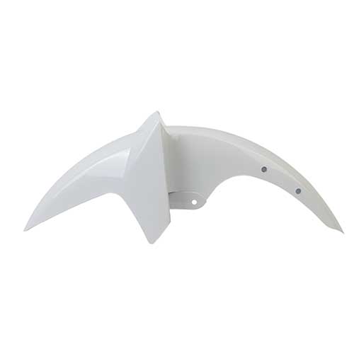 GUARDABARRO DEL. YAMAHA YBR 125 ED FACTOR BLANCO + SOPORTE MTC