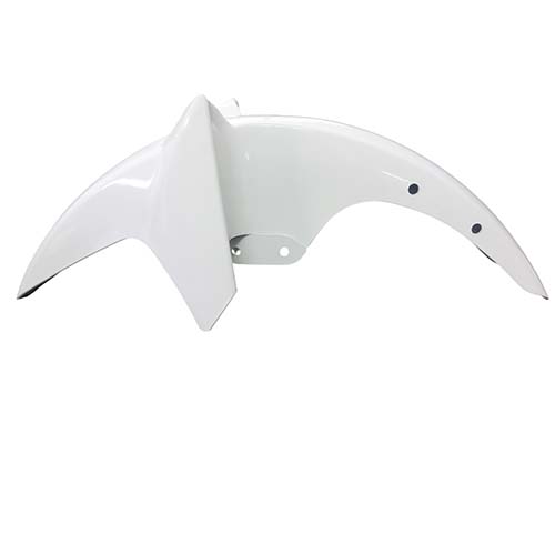 GUARDABARRO DEL. YAMAHA YBR 125 ED FACTOR BLANCO + SOPORTE MTC