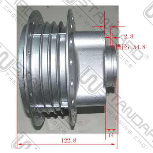 MAZA TRASERA HONDA TITAN 95-99 C/RULEMAN Y RETEN STD