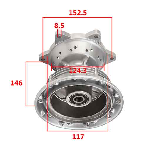 MAZA TRASERA HONDA XR 150L STD