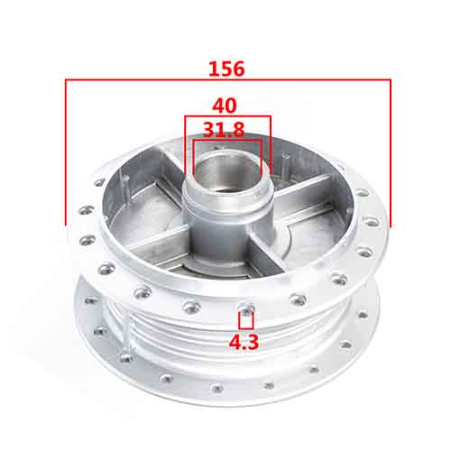 MAZA TRASERA SUZUKI AX100 (SOLA) STD