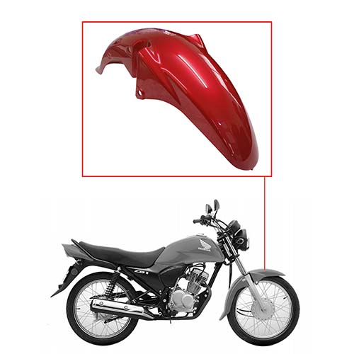 GUARDABARRO DEL. HONDA CB1 125 ROJO MTC