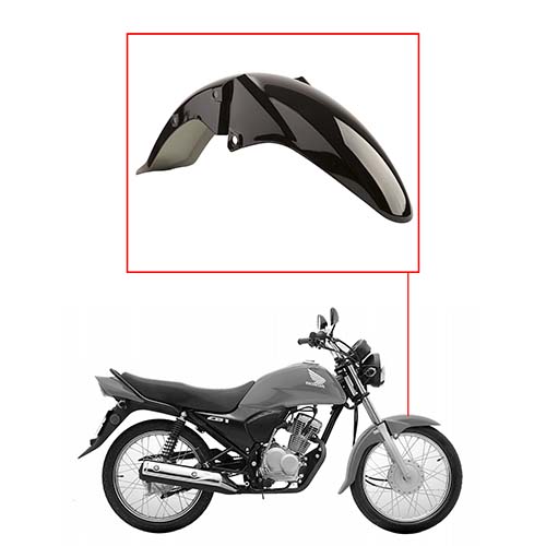 GUARDABARRO DEL. HONDA CB1 125 NEGRO MTC