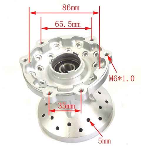 MAZA TRASERA YAMAHA YBR 125 (SOLA) STD